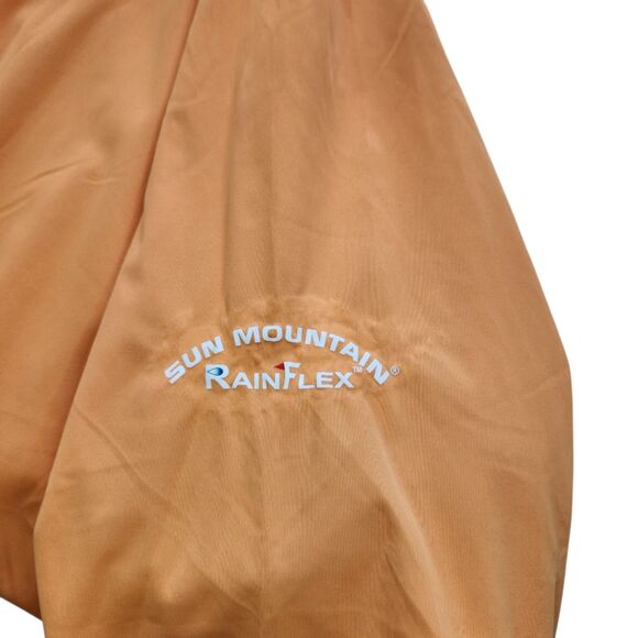 Sun Mountain Rain Flex S/S Mens Golf WINGEDFOOT 1/4 Zip Windbreaker Size Large - Picture 4 of 10